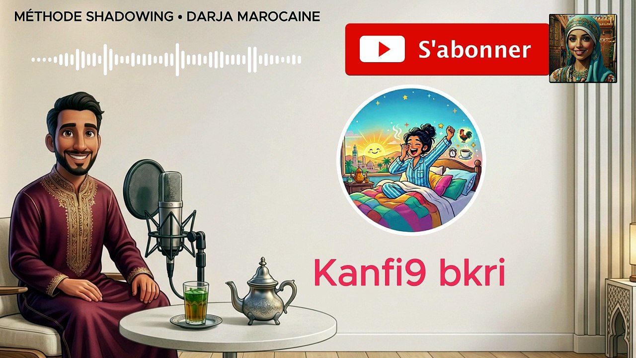 Parle Darija Comme un Marocain 🇲🇦  65 Phrases (Routine + Shadowing)