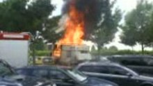 Voiture en feu