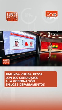 SEGUNDA VUELTA: ESTOS SON LOS CANDIDATOS A LA GOBERNACIÓN EN LOS 5 DEPARTAMENTOS