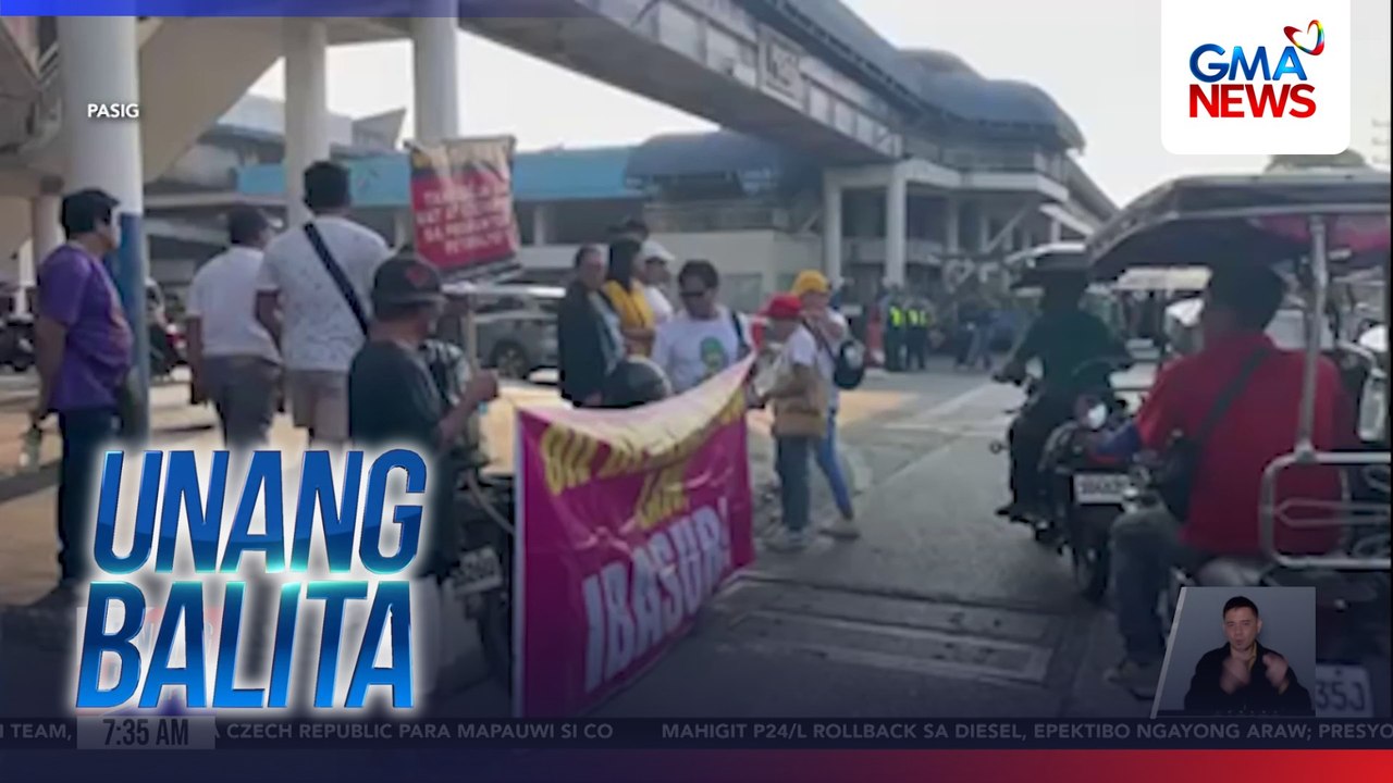 Panawagan ng group na PISTON sa gobyerno – Ibaba ang presyo ng langis | Unang Balita