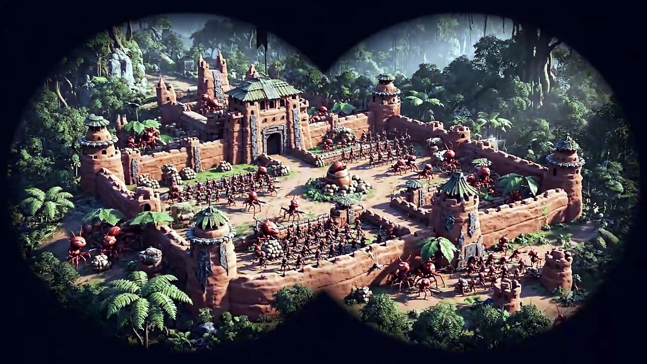 Ant colony Black Ants V's Red Ants part 4