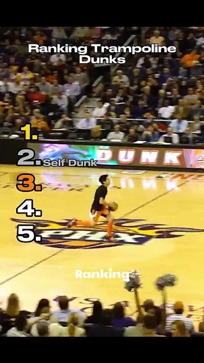 Ranking the CRAZIEST Trampoline Dunks of All Time