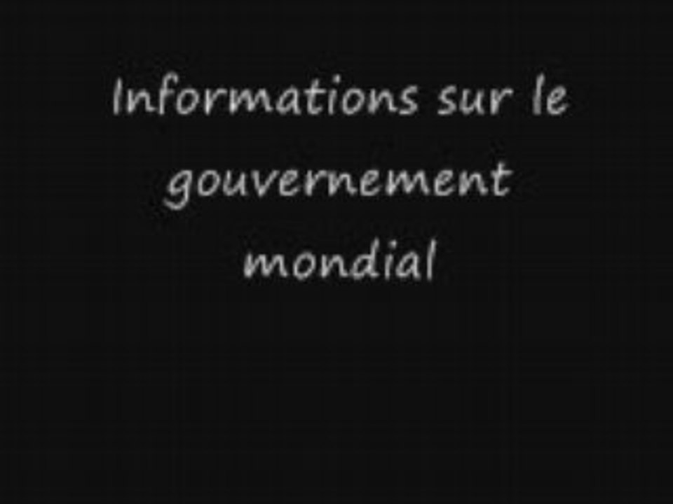 Partie 1 explications Nouvel ordre mondial