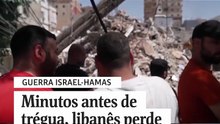 Minutos antes de trégua, libanês perde a família inteira em ataque de Israel