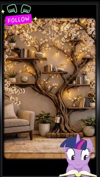Tree Shaped Wall Shelves | Functional Art for Modern Homes #WallShelves #TreeShelf #HomeDecor #InteriorDesign #CreativeDIY #StorageIdeas #ModernDesign #WallArt #FurnitureDesign #CraftlyDIY
