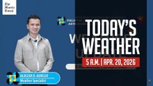 Today's Weather, 5 A.M. | Apr. 20, 2026