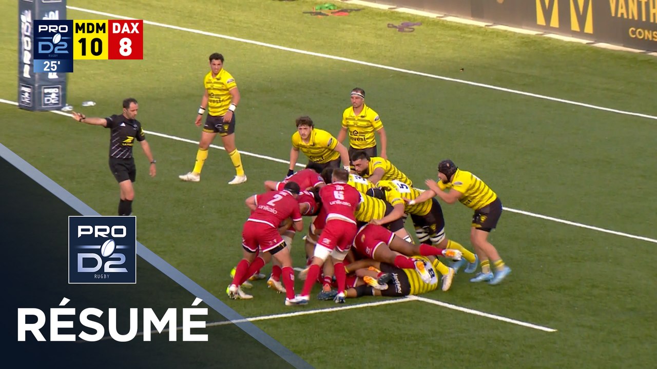 PRO D2 Saison 2025-2026 J27 - Résumé Stade Montois Rugby – US Dax