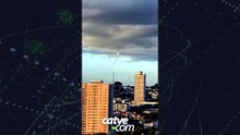 Nuvem funil chama atenção em Cascavel e impressiona moradores