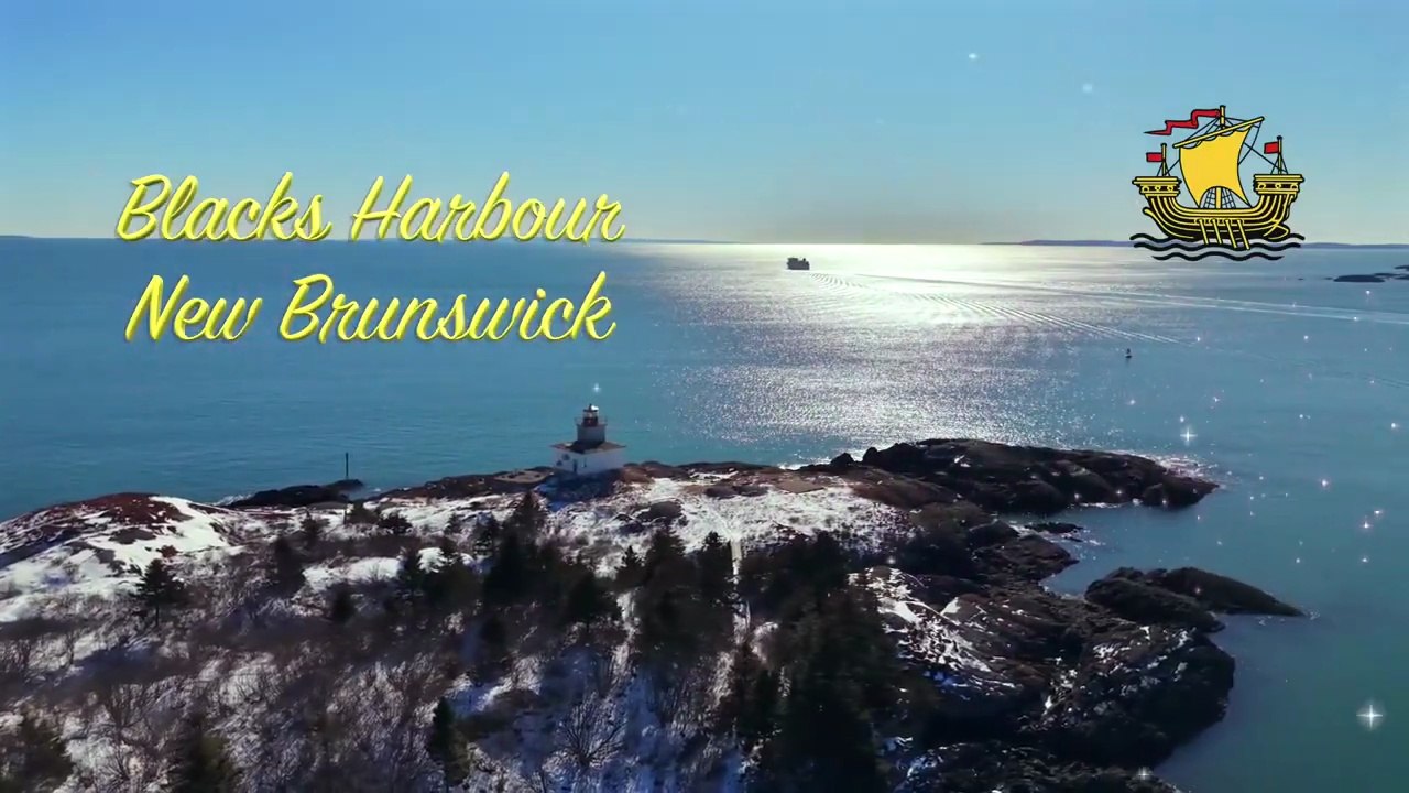 🌎Blacks Harbour New Brunswick Winter | Frozen Bay of Fundy Drone (4K)🇨🇦