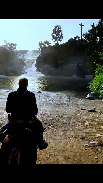 Arthur Morgan's Silent Escape | RDR2 PC | Quietly Riding Through Wanted Area Near Blackwater