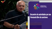 Encuentro de autoridades del gobierno y sectores del Táchira por una Venezuela libre de sanciones