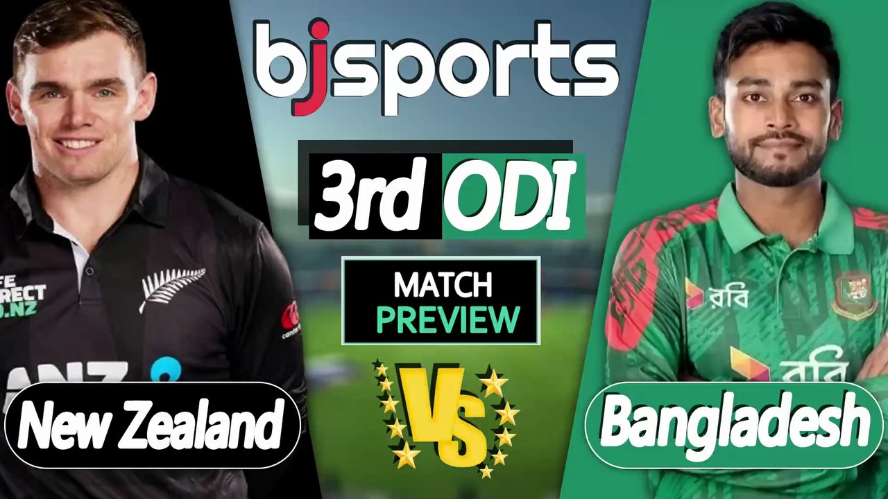 Bangladesh vs New Zealand 2026 | BAN vs NZ 3rd ODI Match Preview |