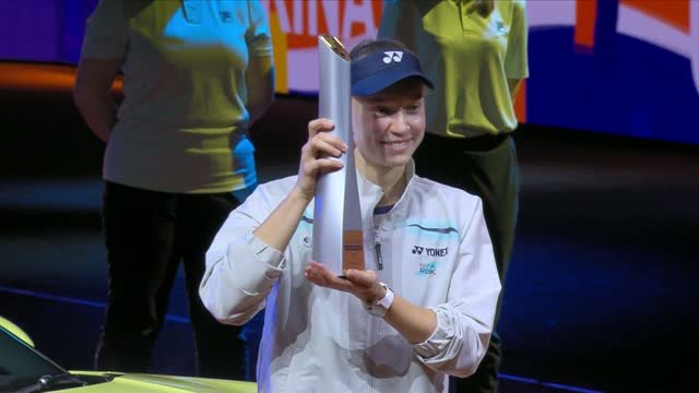 Rybakina wins second Stuttgart title in three years