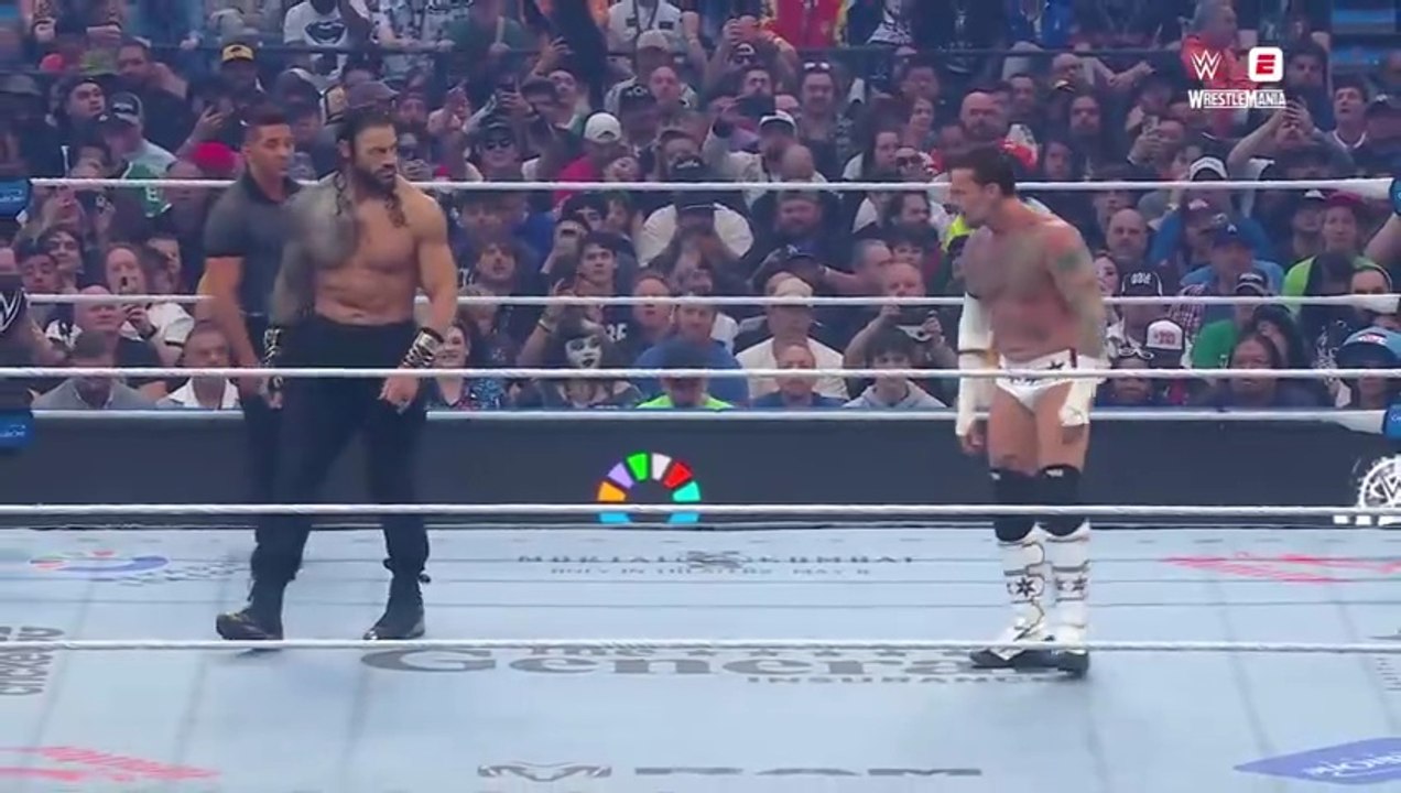 CM Punk vs Roman Reigns - World Heavyweight Title Match - WWE WrestleMania 42 Full Match HD