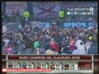 River Campeon Clausura 08 - Entrevistas Post-partido