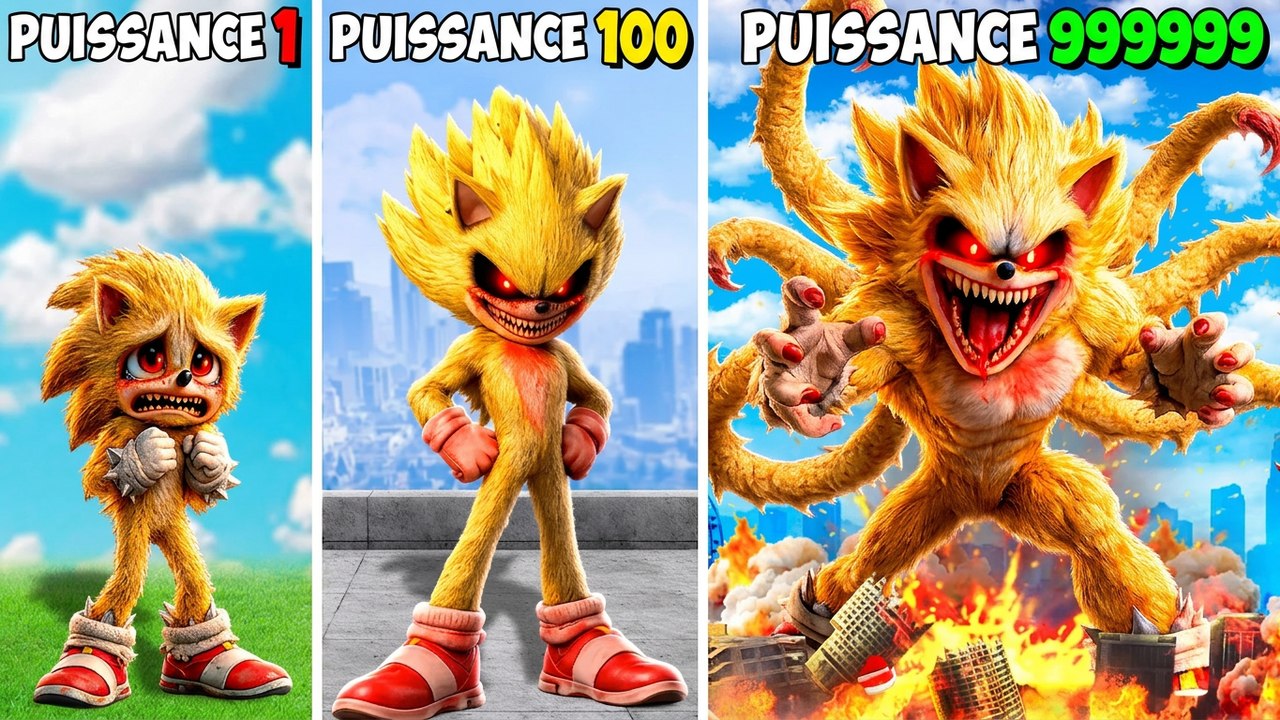 On rend SUPER SONIC.EXE encore plus puissant dans GTA 5 ! (mod du film Sonic)