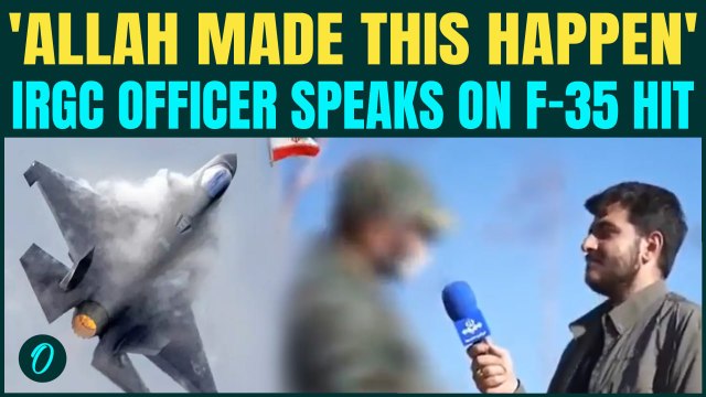 IRGC Officer Reveals How Iran STRIKED U.S. F-35 Fighter Jet During War | 'Allah Made This Strike'