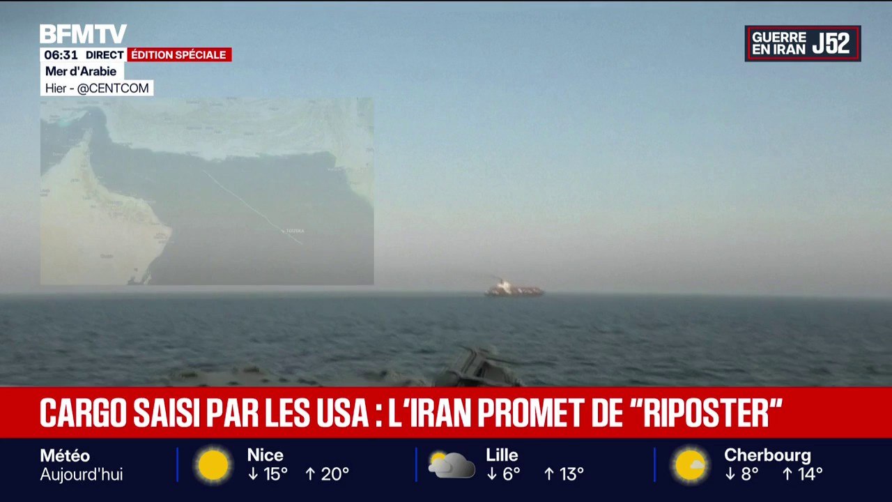 Guerre au Moyen-Orient: la marine américaine a saisi et tiré sur un cargo iranien qui tentait de forcer le blocus du détroit d'Ormuz