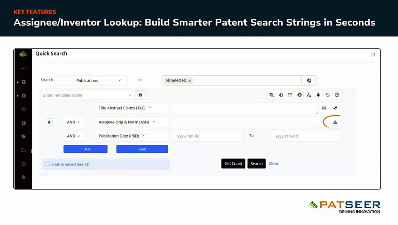 Assignee/Inventor Lookup: Build Smarter Patent Search Strings in Seconds