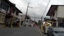 Sundown View on Rizal Street in Los Banos, Laguna, Philippines
