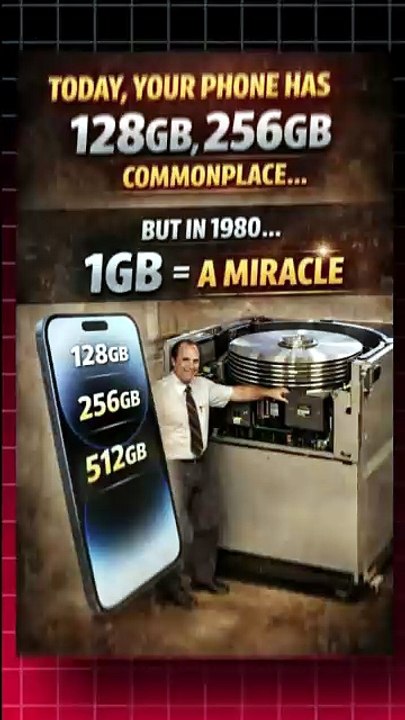 1GB Hard Drive का वजन 250KG !!!