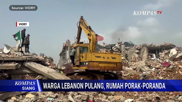 Gencatan Senjata di Lebanon, Warga Sohmor Kembali ke Rumah di Tengah Kerusakan Parah | KOMPAS SIANG