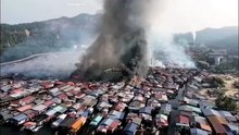Großbrand in Malaysia zerstört Hunderte Häuser und treibt Tausende in die Flucht
