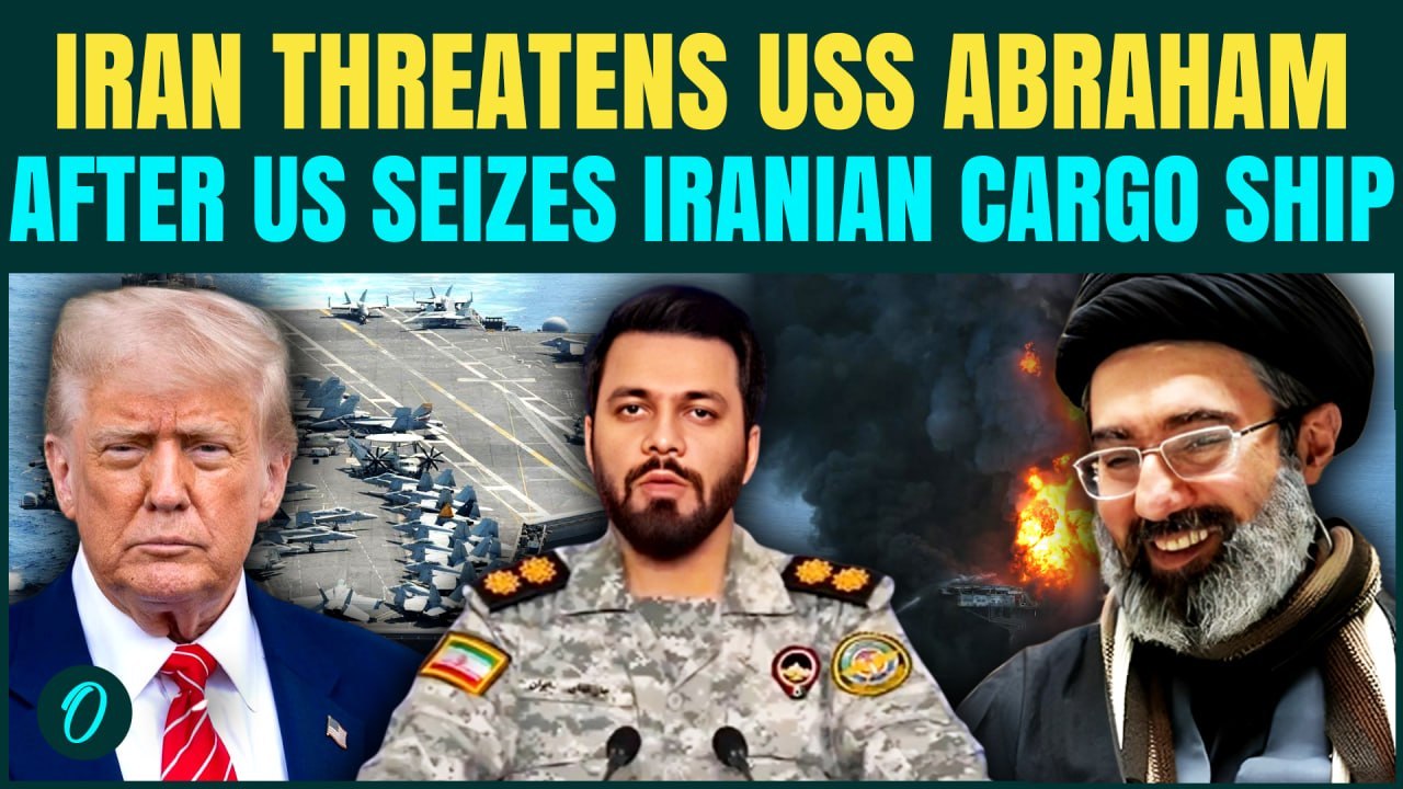Iran WARNS USS Abraham And Other U.S. Warships After US Navy SEIZES Iran-Linked Ship | Iran War