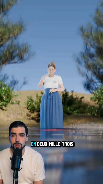 Elle a trouvé une pierre