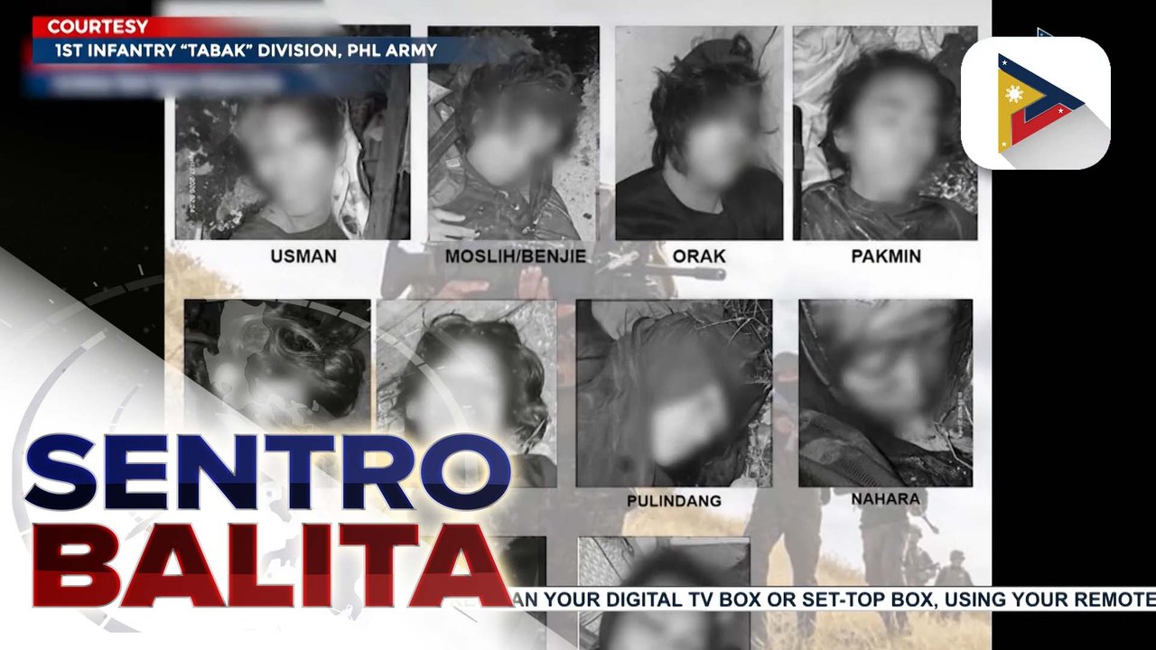 10 miyembro ng Dawlah Islamiyah–Maute Group, nasawi sa operasyon ng pamahalaan sa Marantao, Lanao del Sur; isa sa mga pinuno, kabilang sa mga nasawi  | ulat ni JC Aliponga - PTV Davao