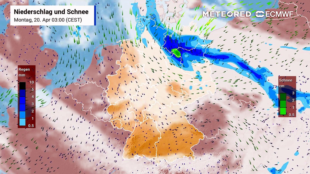 Regen im osten lässt nach - der frühling kommt wieder!