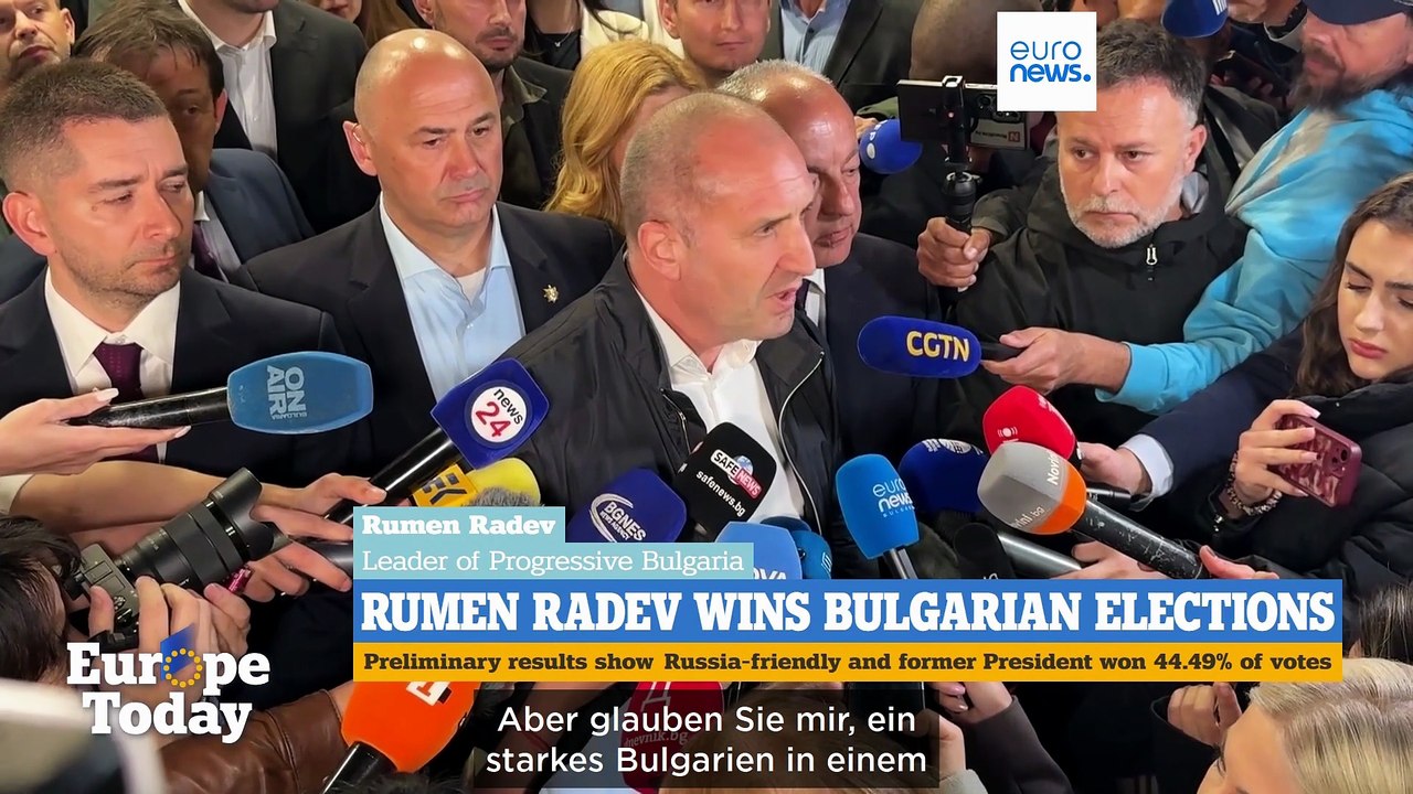 Europe Today: russlandnaher Radev siegt in Bulgarien, Orbán erwägt Ende des Ukraine-Kreditvetos