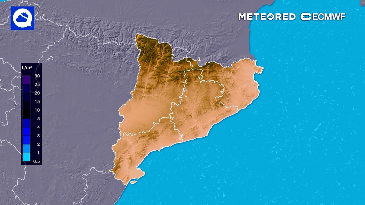 La llegada de las tormentas a Cataluña es inminente