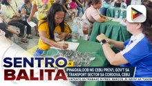 Iba't ibang tulong, ipinagkaloob ng Cebu Prov'l Gov't sa mga manggagawa ng transport sector sa Cordova, Cebu; nasa 2K PUV drivers at barangay workers, nakatanggap ng libreng bigas | ulat ni Jesse Atienza - PTV Cebu
