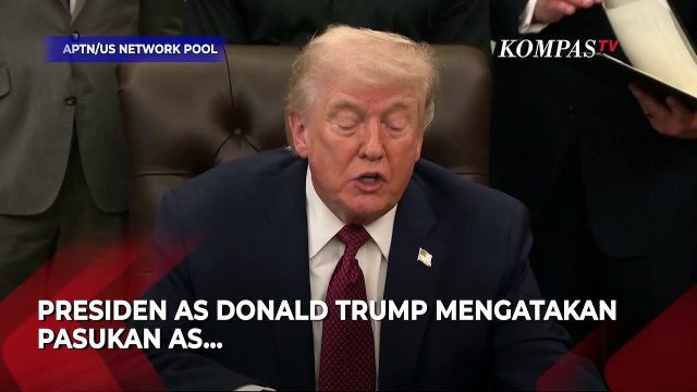 Trump: AS Tembak dan Sita Kapal Iran di Teluk Oman