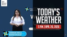 Today's Weather, 5 P.M. | Apr. 20, 2026