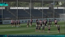 Entrenamiento completo del Real Madrid previo al partido contra el Deportivo Alavés