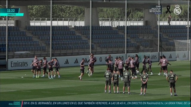 Entrenamiento completo del Real Madrid previo al partido contra el Deportivo Alavés