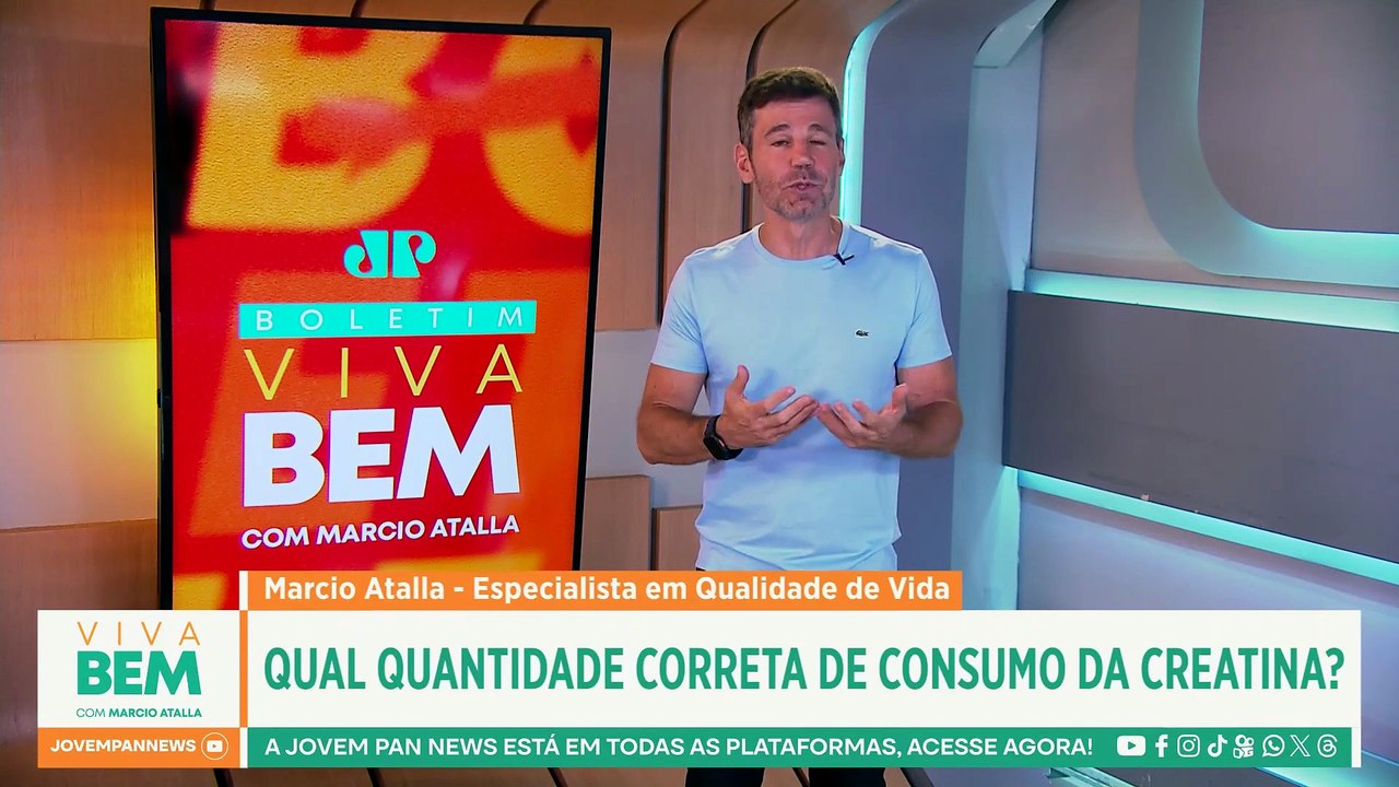 Qual a quantidade correta de consumo da creatina? Marcio Atalla responde