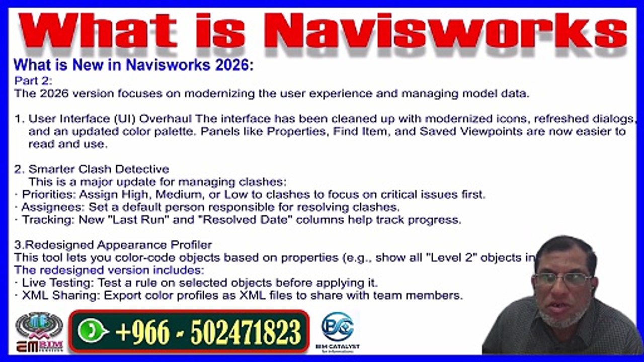 What is Navisworks and what are the new feature...