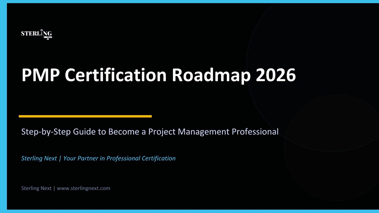 PMP Certification Roadmap 2026 Step-by-Step Guide to Become a Project Management Professional