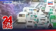 Driver ng PNP coaster na may nakabanggaang bus sa busway at bisor niya, inalis sa pwesto | 24 Oras