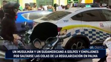 Un musulmán y un sudamericano a golpes y empujones por saltarse las colas de la regularización en Palma