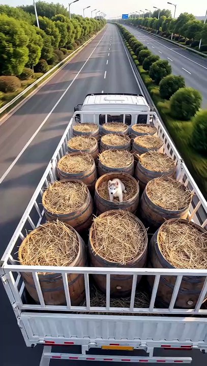 Brave Husky Dog Mom Saved her Tiny puppy #dogs #rescue #animals