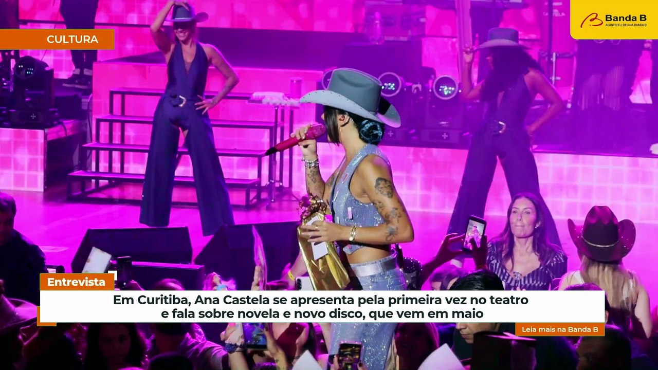 Ana Castela quebra tudo em estreia histórica no teatro em Curitiba