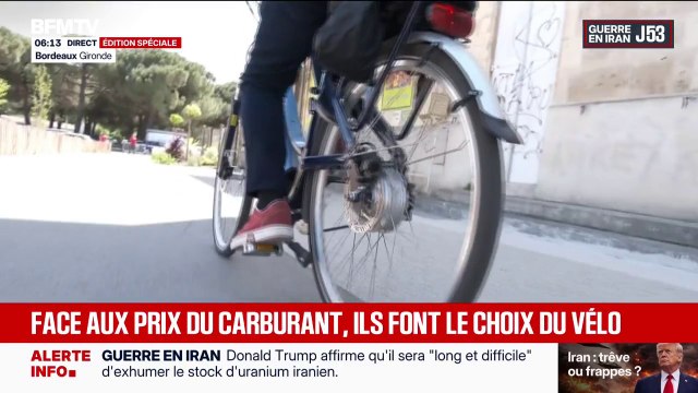 Guerre au Moyen-Orient: face à l'augmentation du prix du carburant, ces Français font le choix du vélo