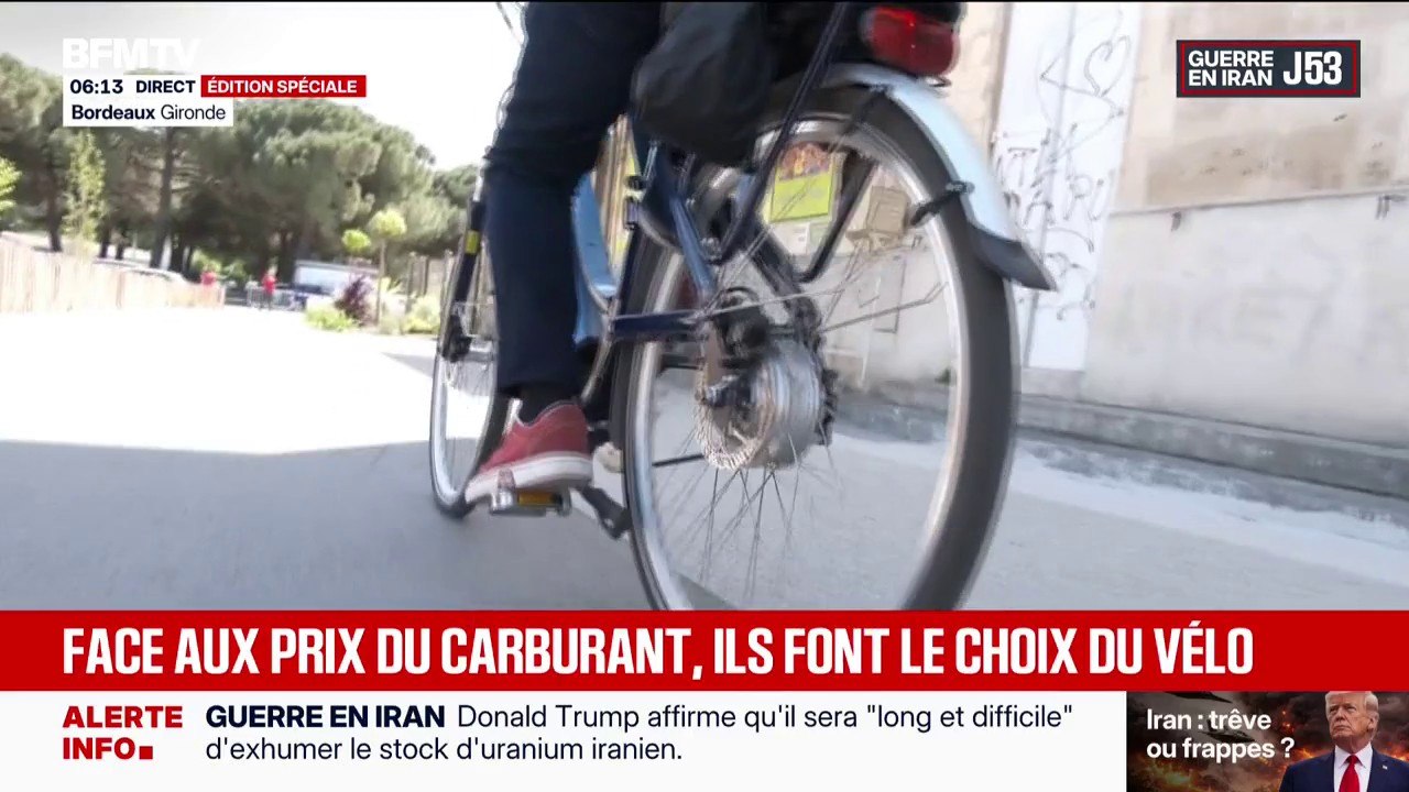 Guerre au Moyen-Orient: face à l'augmentation du prix du carburant, ces Français font le choix du vélo