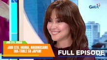 Fast Talk with Boy Abunda: Jodi Sta. Maria, naranasang ma-table sa Japan! (Full Episode 835)