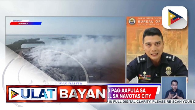 Bureau of Fire Protection, puspusan ang pag-apula sa nasusunog na Sanitary Landfill | ulat ni Clong Fajardo