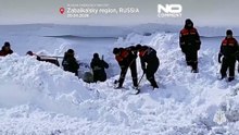نجاتگران پس از توفان برف در خاور دور روسیه صدها نفر را تخلیه کردند